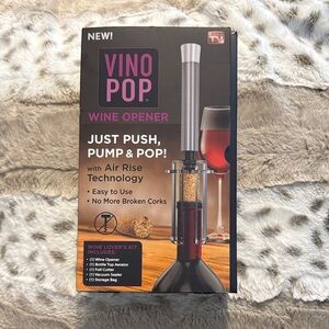 Wine Opener - Silver and Black